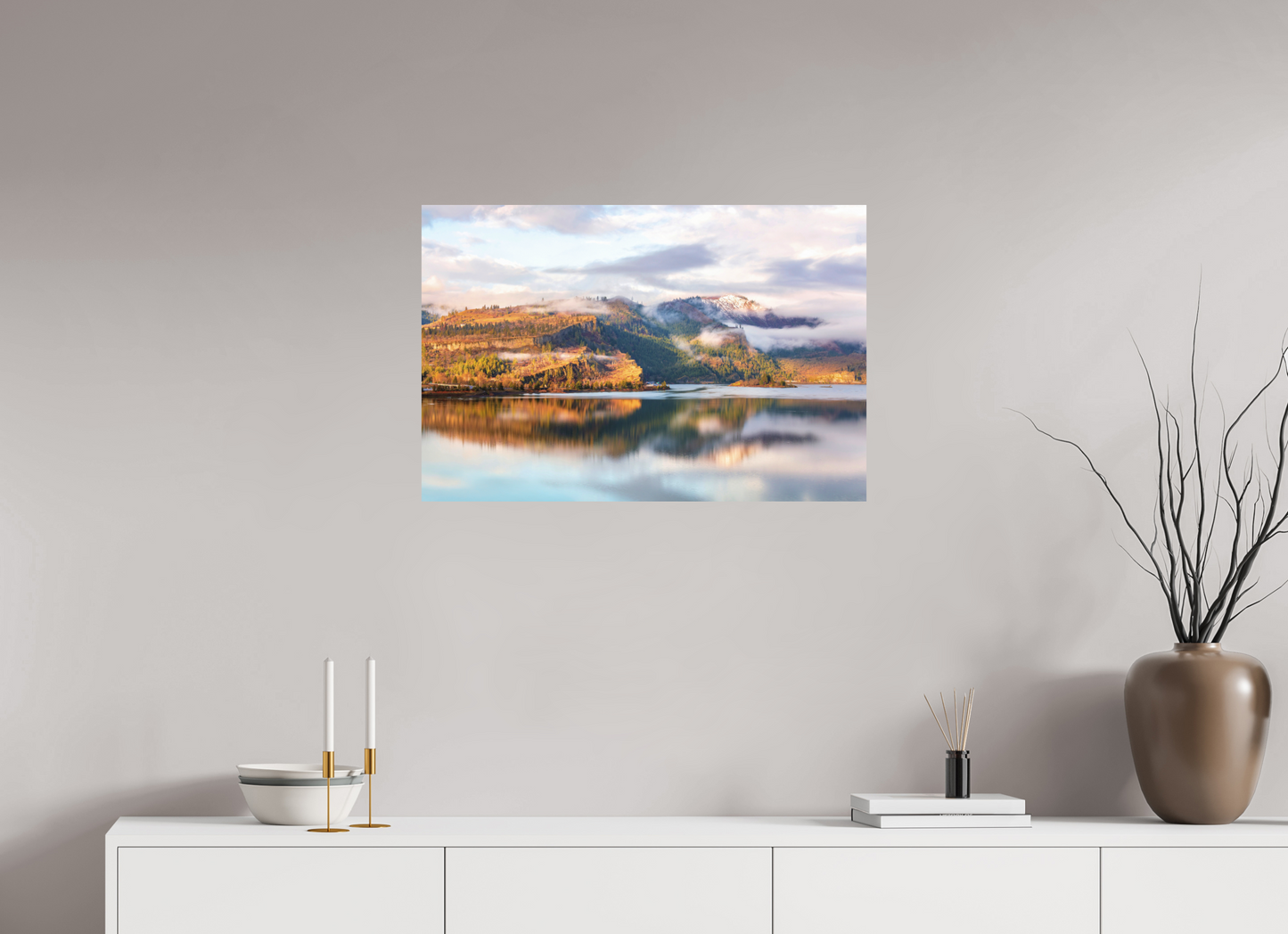 30 x 20″, ChromaLuxe HD Metal Print Drifting Fog