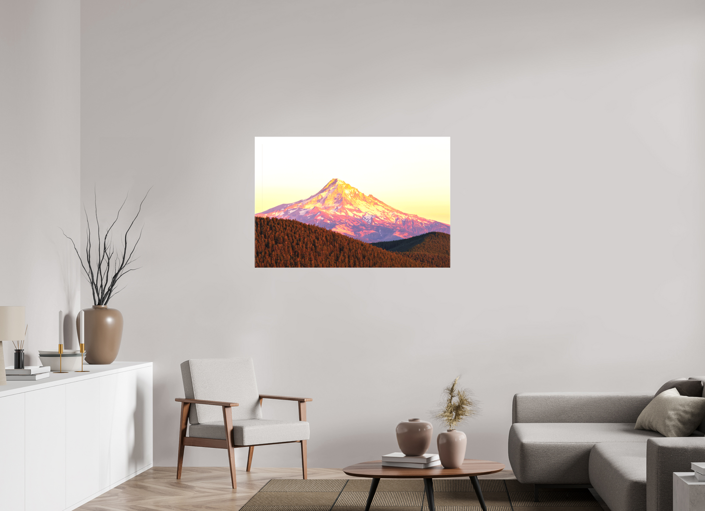 45 x 30″, Matte Canvas on Stretcher Frame Views from Chinidere
