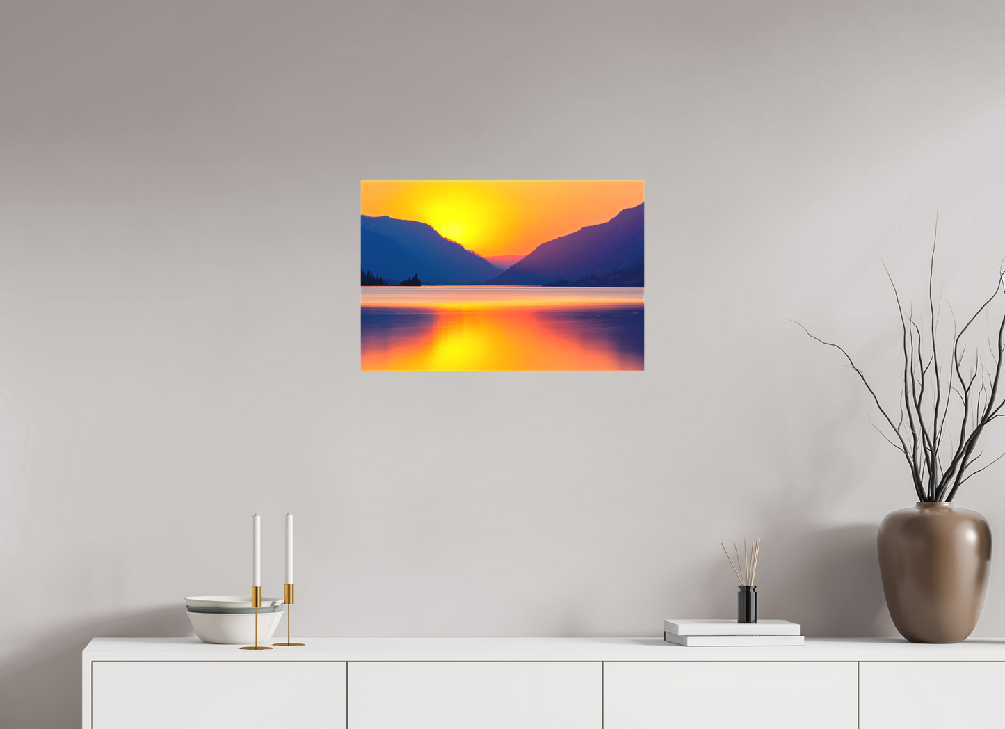 24 x 16″, Matte Canvas on Stretcher Frame Happy Vibes