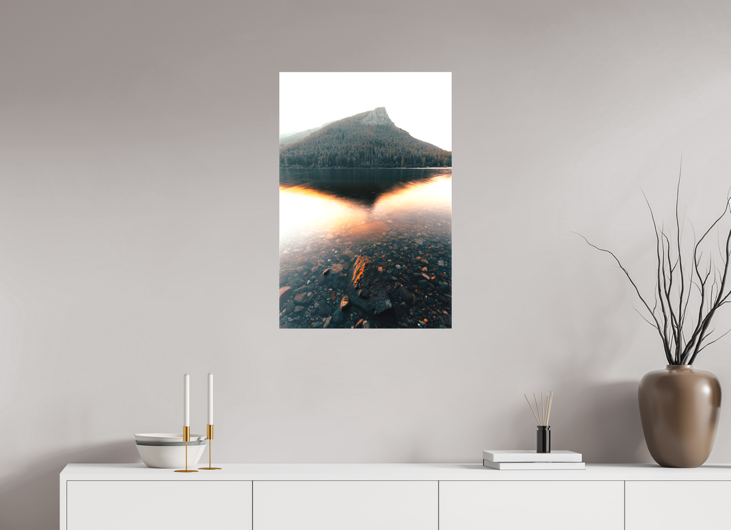 20 x 30″, Matte Canvas on Stretcher Frame Impressions