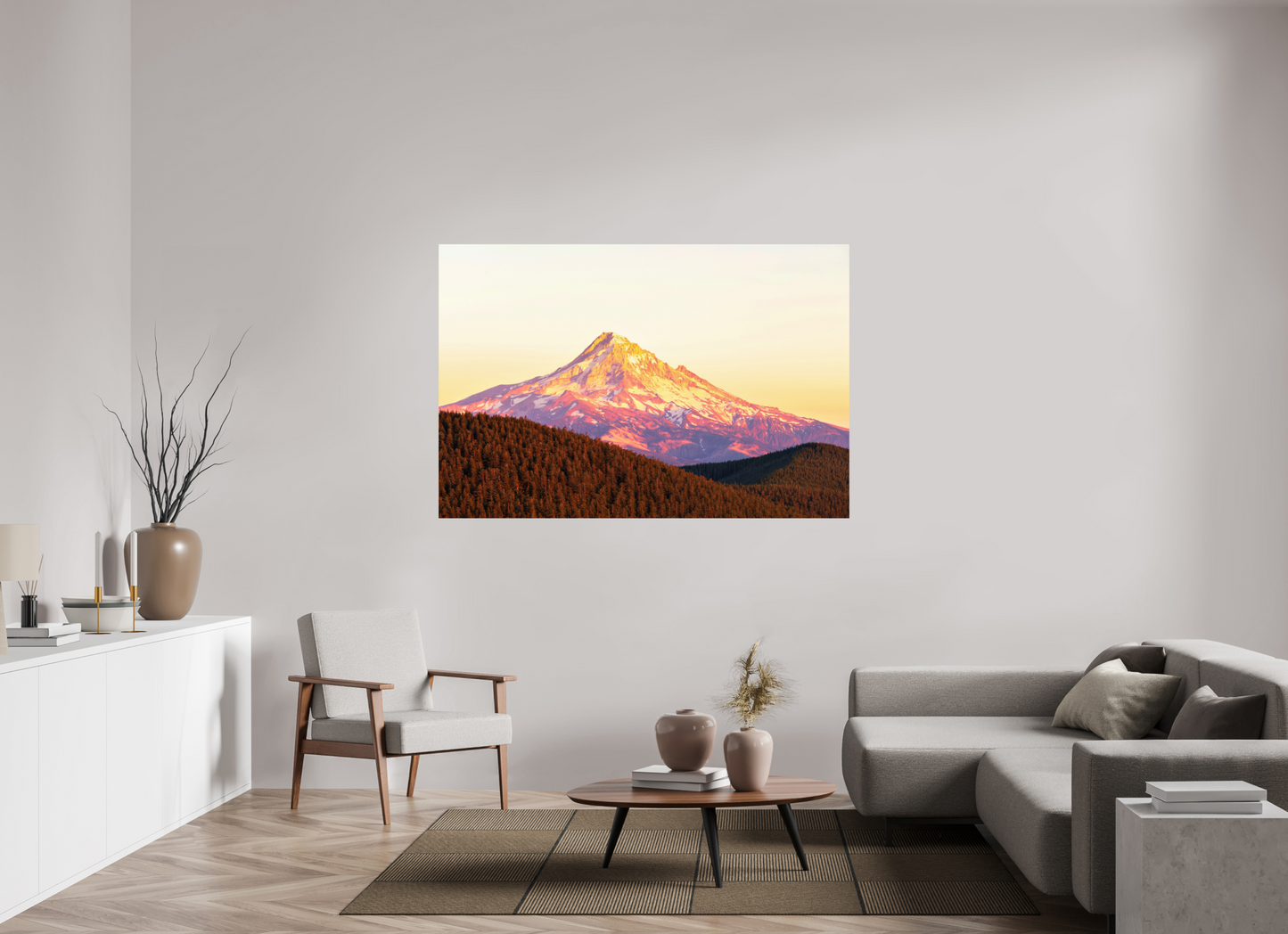 66 x 44″, ChromaLuxe HD Metal Print Views from Chinidere