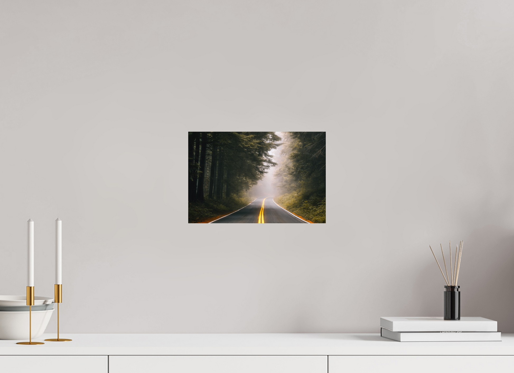 12 x 8″, Fine Art Print Where the road disappears