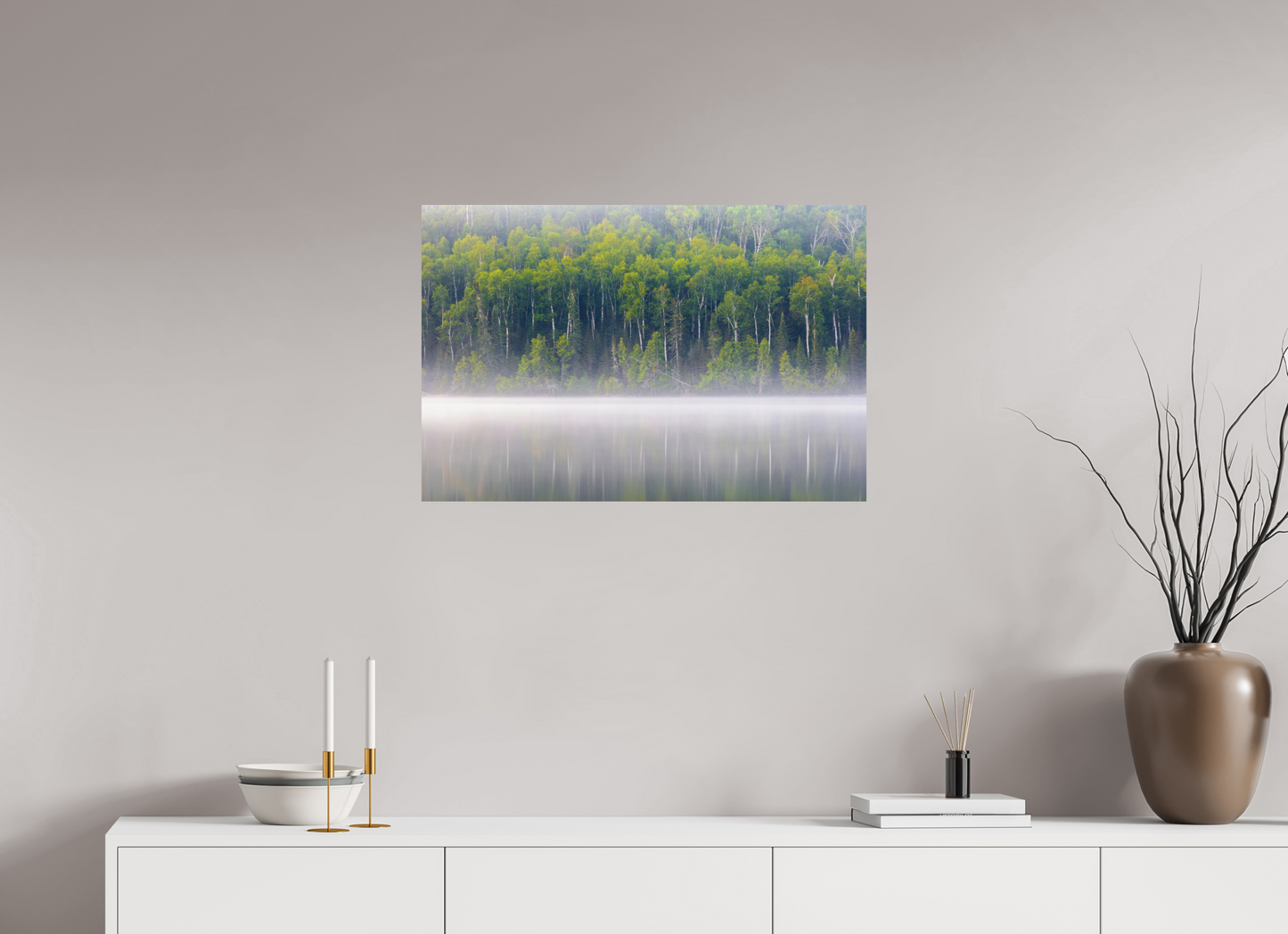 30 x 20″, ChromaLuxe HD Metal Print Serene Reflections