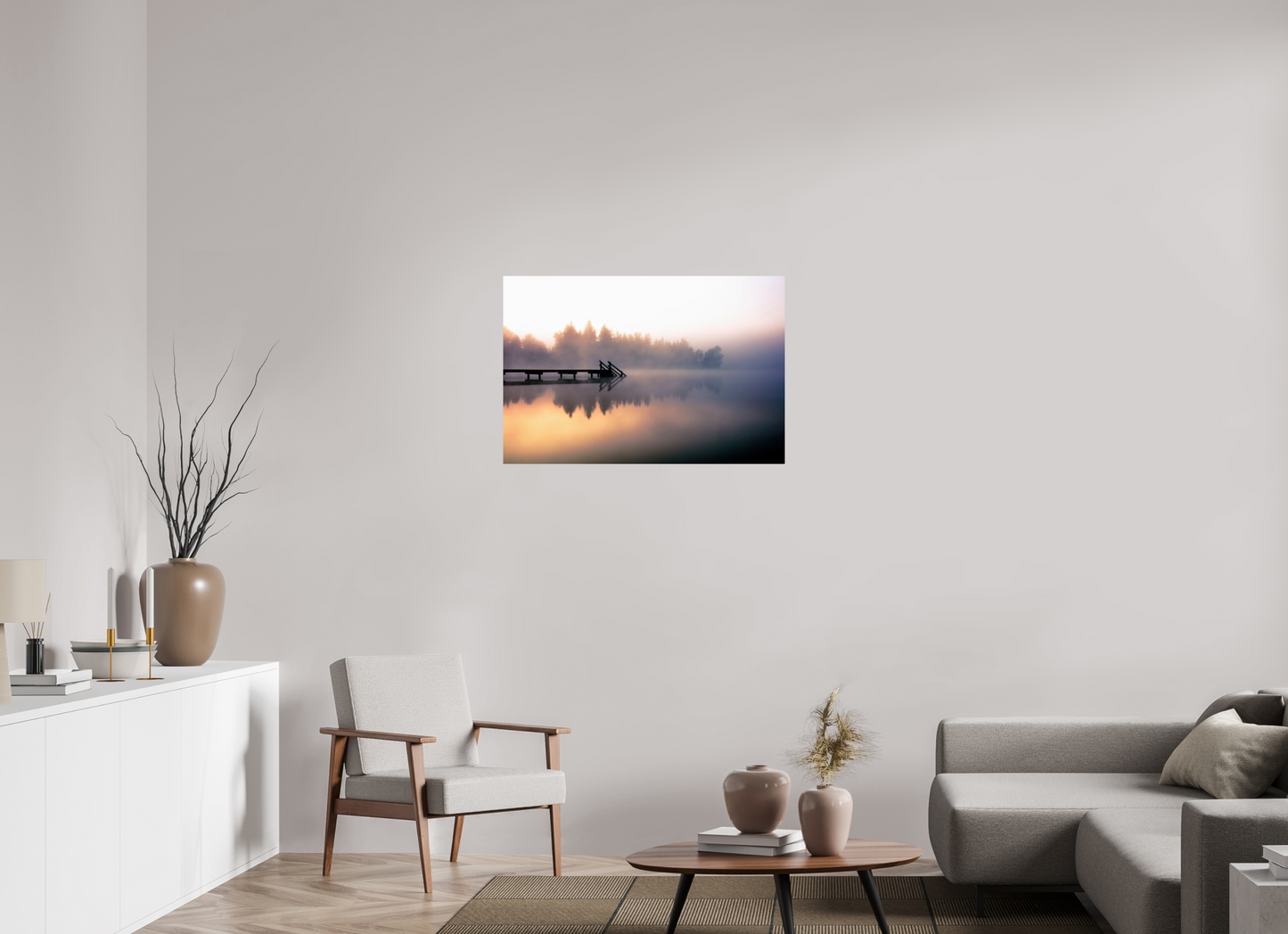 36 x 24″, Fine Art Print Kirchsee in Oberbayern