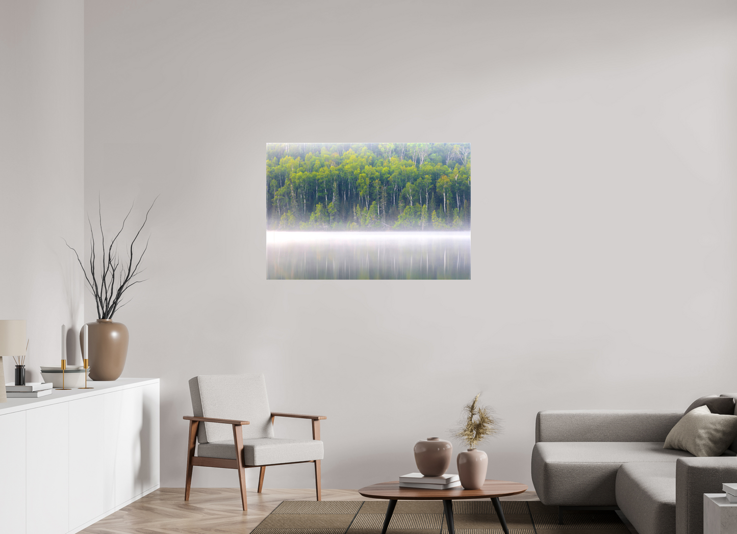 45 x 30″, Matte Canvas on Stretcher Frame Serene Reflections
