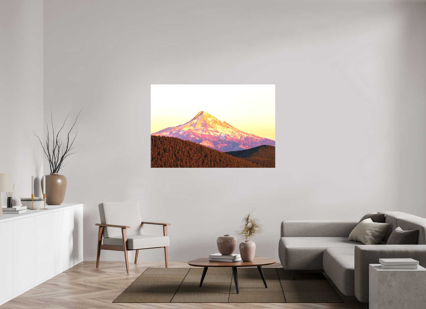 60 x 40″, Matte Canvas on Stretcher Frame Views from Chinidere
