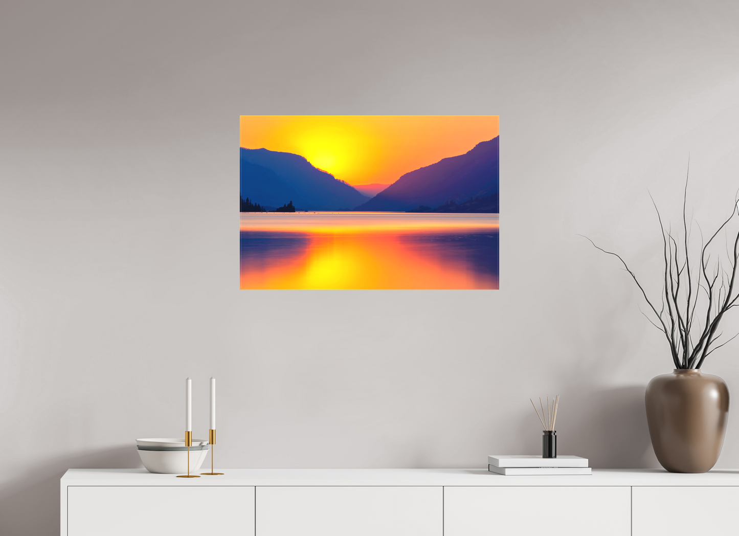 30 x 20″, Matte Canvas on Stretcher Frame Happy Vibes