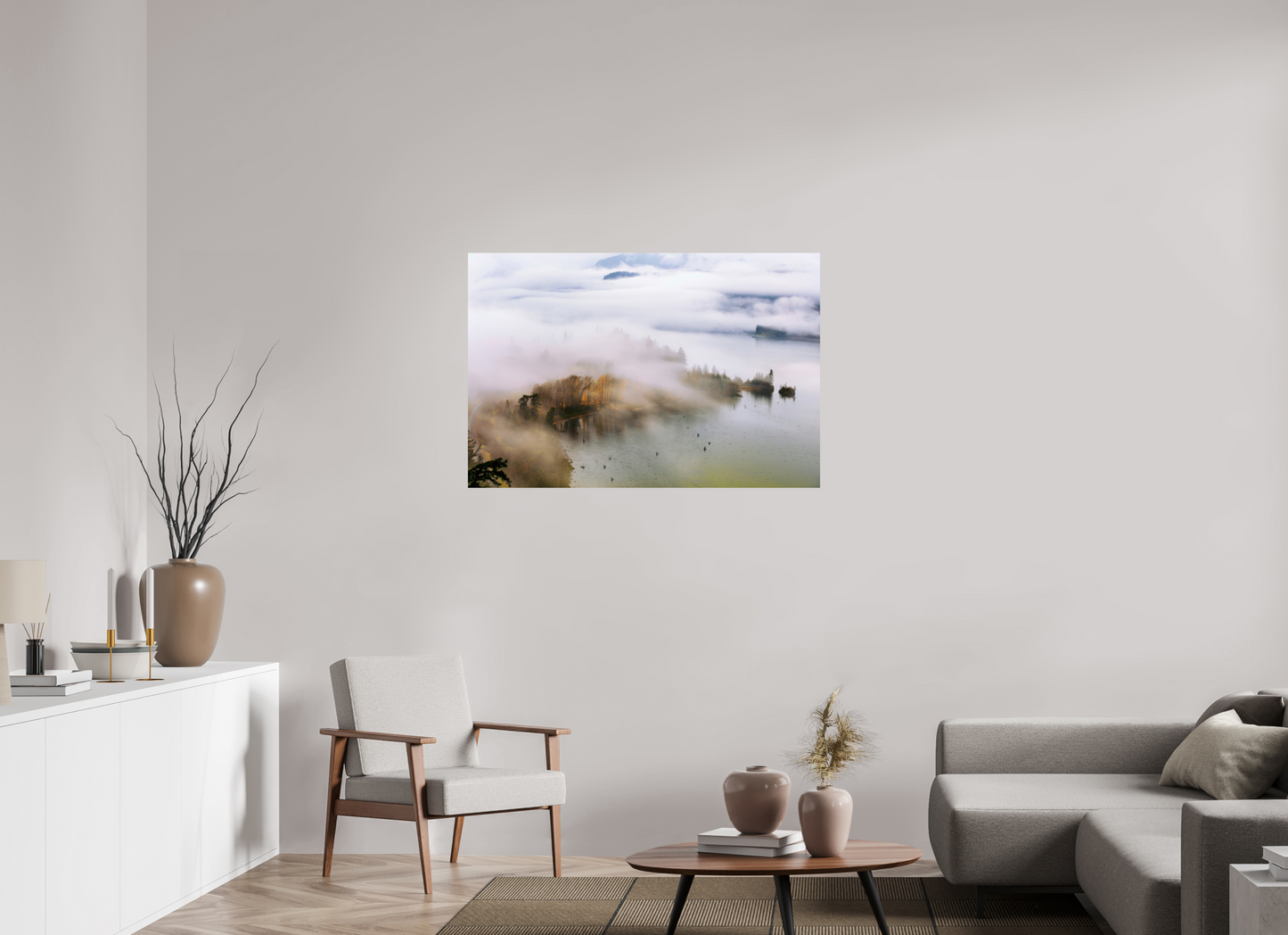 45 x 30″, Fine Art Print Veil of Fog