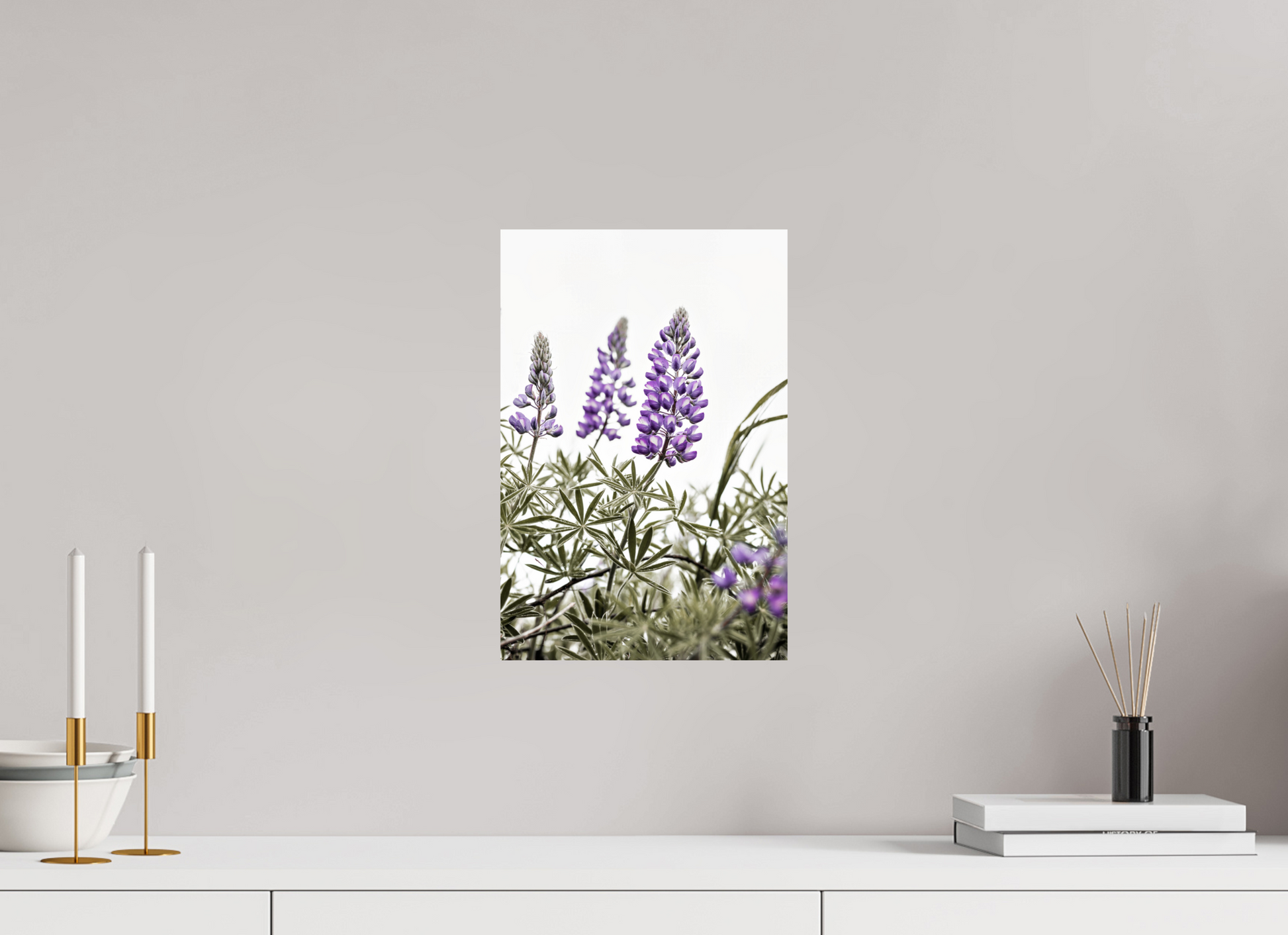 10 x 15″, Fine Art Print Dance of Lupine Blooms