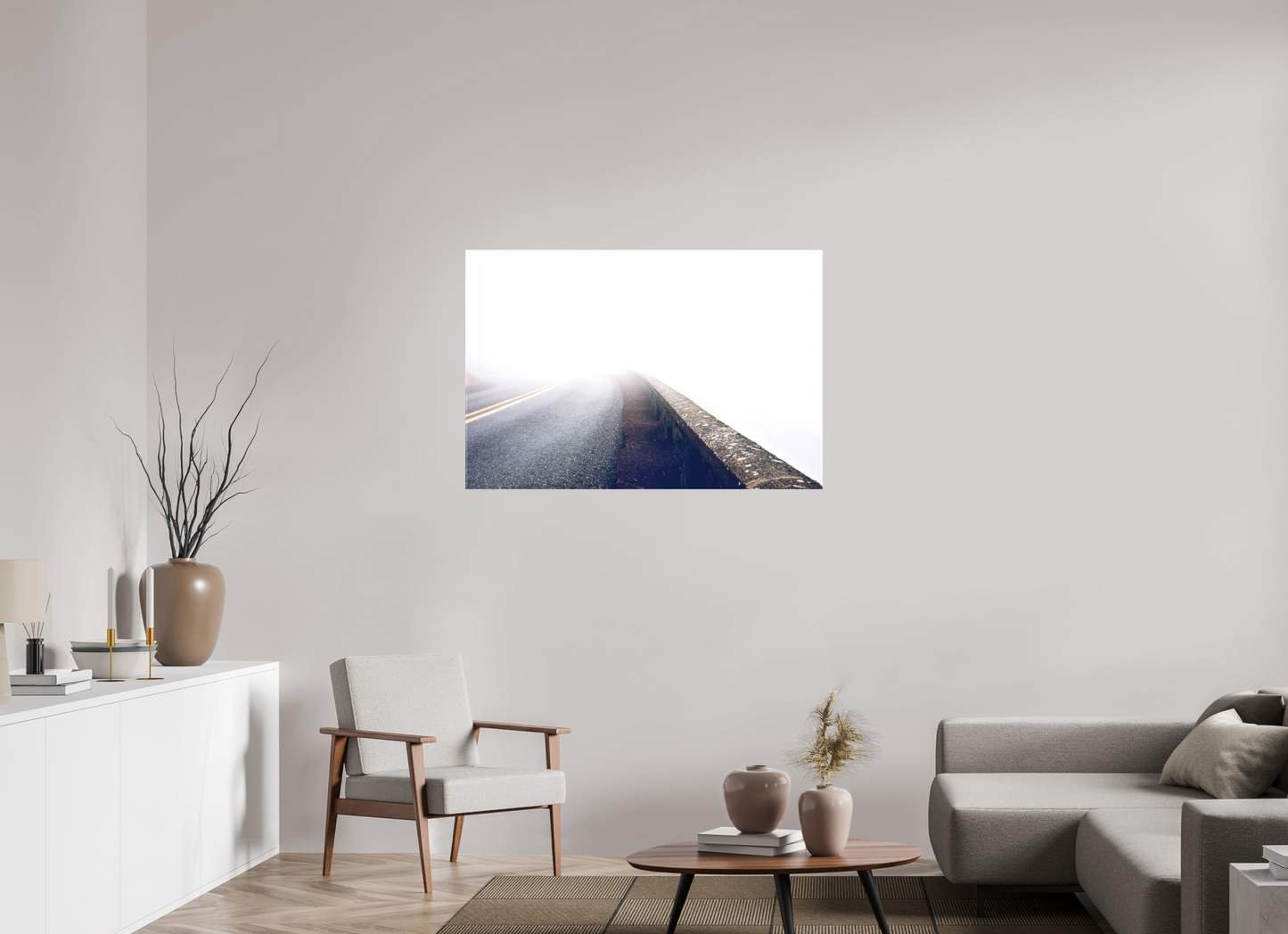 45 x 30″, Matte Canvas on Stretcher Frame Rowena Curves