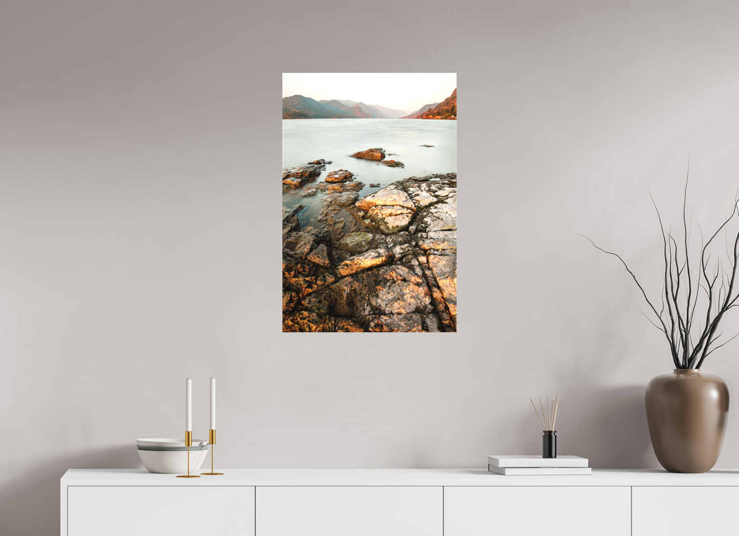 20 x 30″, Matte Canvas on Stretcher Frame Hatchery Views