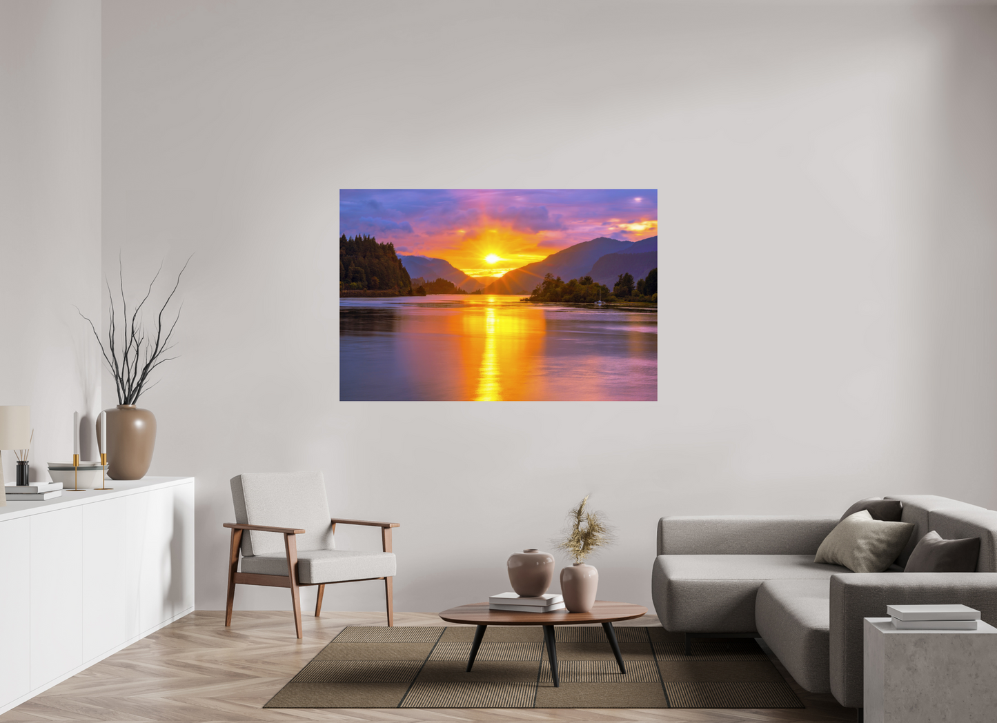 66 x 44″, ChromaLuxe HD Metal Print The Moment of Alignment