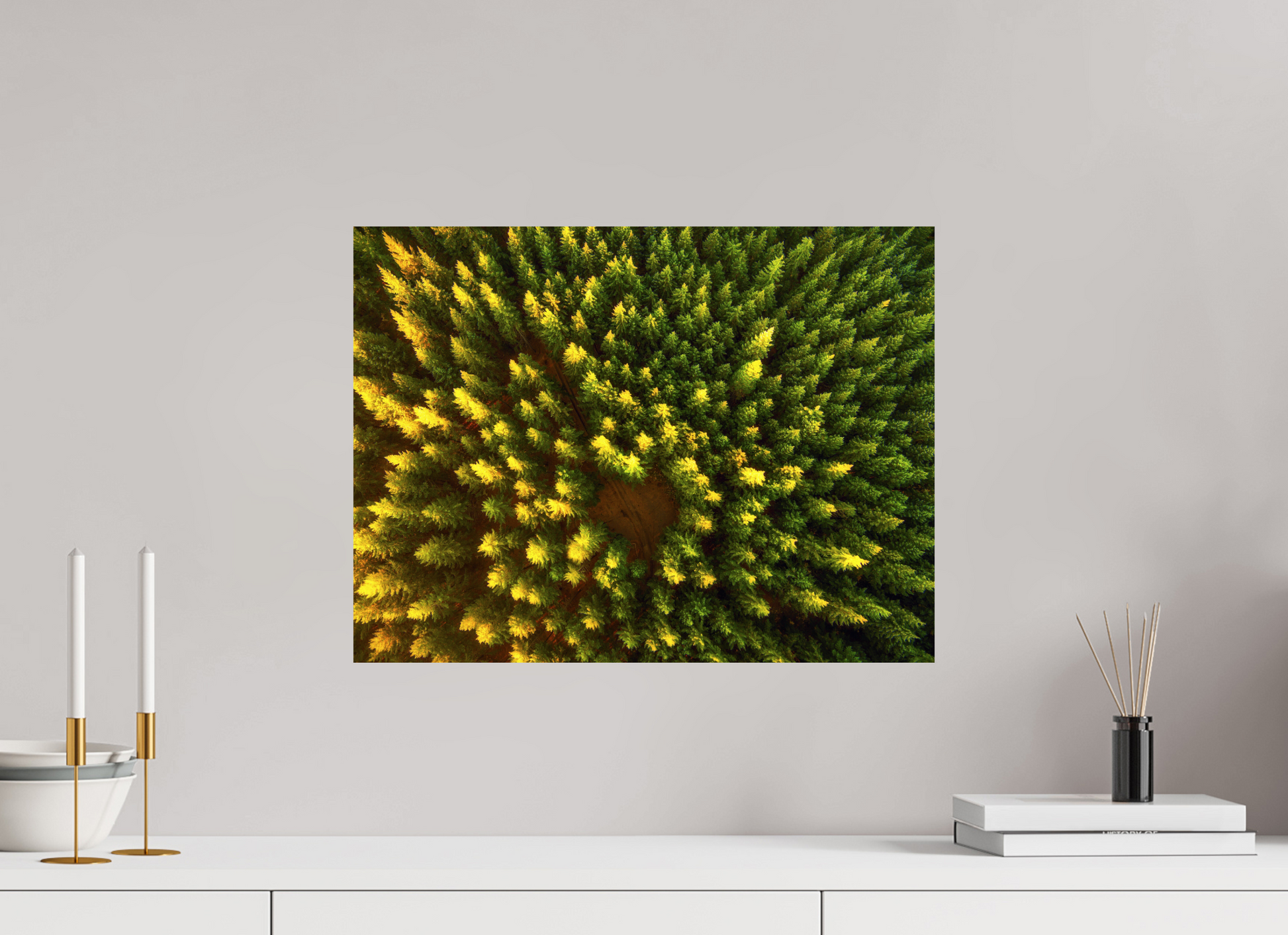 20 x 15″, ChromaLuxe HD Metal Print The Heart of Post Canyon