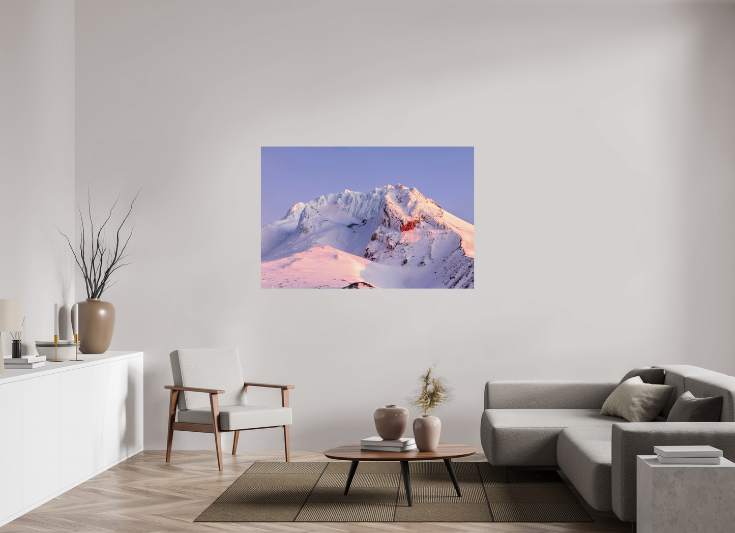 60 x 40″, ChromaLuxe HD Metal Print Mount Hood