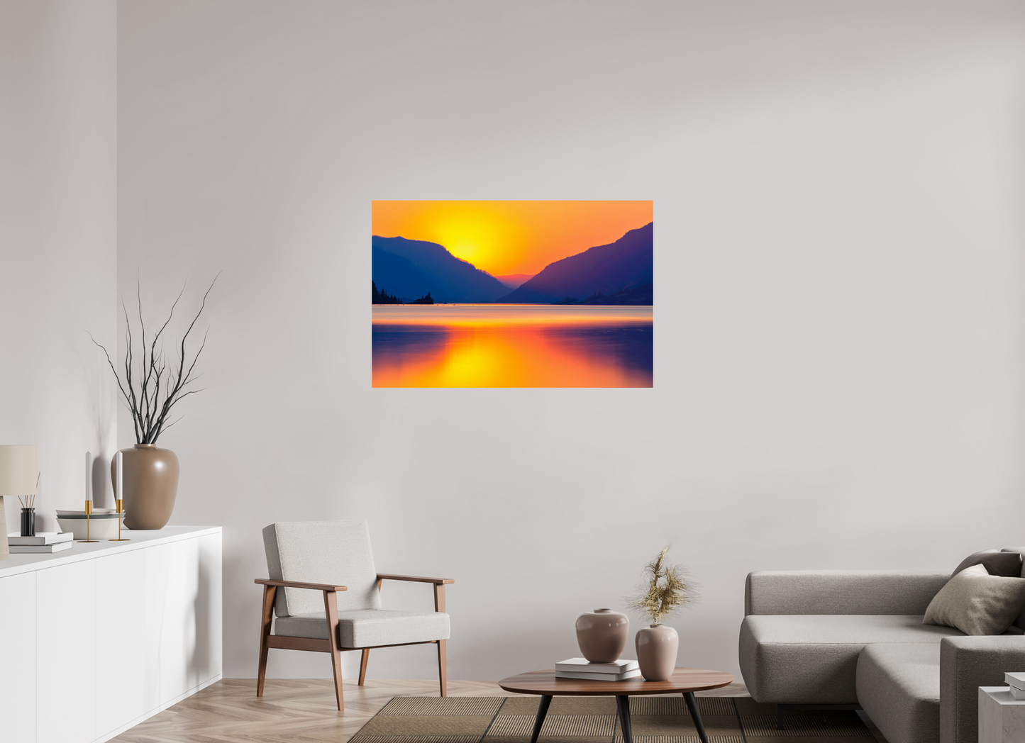 45 x 30″, ChromaLuxe HD Metal Print Happy Vibes
