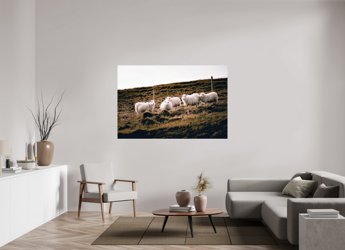66 x 44″, ChromaLuxe HD Metal Print Icelandic Charm